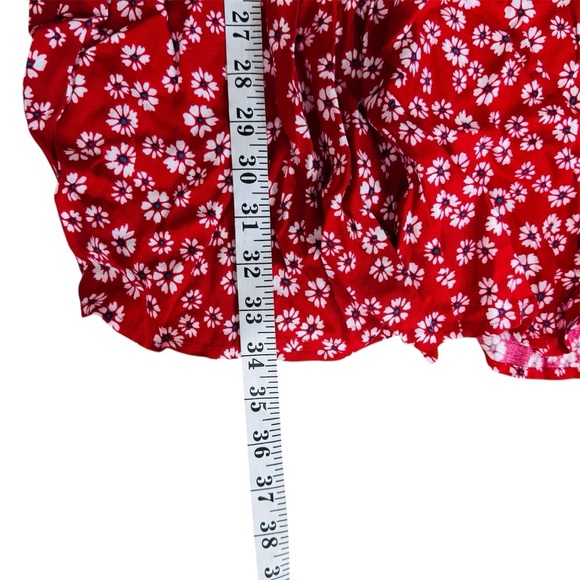 Reformation Floral Red Mini Dress EUC - Picture 8 of 8